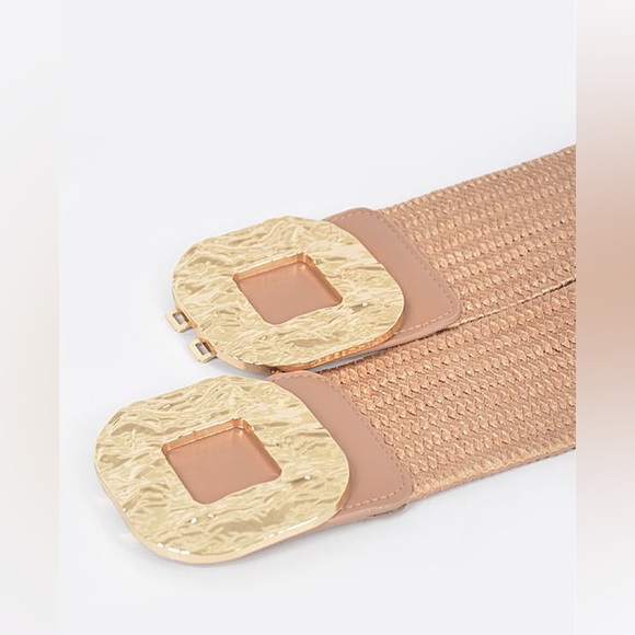 9A. Double Buckle Elastic Belt - Picture 5 of 6